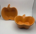 Set Of Chantal Pumpkin Ramekins Baking Dish Stoneware Cup 93 NPM12 Orange. Fixed Price $25.00.