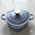 Le Creuset Cocotte Damour Mineral Blue 20CM Rare New Jp. Fixed Price $449.99.