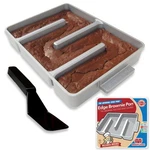 Brownie Pan, The Original All Edges For Baking Premium Double N.... Fixed Price $87.45.