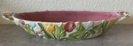 Temptations By Tara 17-1/2" Embossed Figural Florals Colorful Spring Tulip Bowl. Fixed Price $40.00.