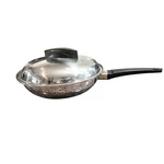 Cuisinox Inch Stainless Steel Frying Pan W Lid 18/10 Sts Super Brazing Korea. Fixed Price $49.04.