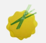Regency Wraps Lemon Yellow W/ Green Tie 1000/CASE Food Service Covers. Fixed Price $155.00.