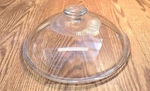 Vtg Pyrex C-125-C Clear Borosilicate Glass Domed Narrow Fluted Lrg Knob Lid Rare. Fixed Price $19.99.