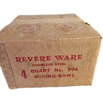 Revere Ware Qt Mixing Bowl 904 New Old Stock Rome Ny. Fixed Price $189.99.
