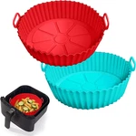 2 Pack Air Fryer Silicone Liners Pot For 3 5 Qt, Basket Bowl, Replacement Of. Fixed Price $11.24.