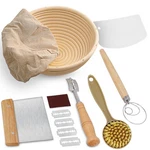 Swice Bread Proofing Basket, Round 9-INCH Banneton Sourdough Starter Kit With.... Fixed Price $32.58.