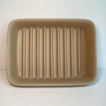 Pampered Chef Stoneware Pan 1342 Small Ridged Baker 9X6.75X1.75 Roasting 5113. Fixed Price $17.99.