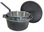 Bayou Classic 7460 8-QT Dutch Oven With Basket & Stainless Handle. Fixed Price $137.42.
