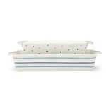 Lenox Blue Bay Rectangular Baker Set, 2-PIECE Porcelain Baking Dishes, Oven T.... Fixed Price $118.16.