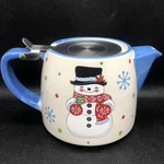 Temptations Snowman Seasonal Holiday Teapot Syrup Dispenser KFI-XNG-973793. Fixed Price $10.00.