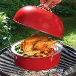 Nordic Ware Deluxe Kettle Smoker With 5 Woodchip Varieties. Fixed Price $67.99.