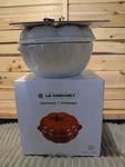 Creuset Stoneware Pumpkin Casserole With Lid 350 Ml Meringue. Fixed Price $44.99.