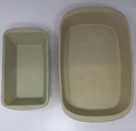The Pampered Chef Family Heritage Stoneware Bread/loaf & Casserole Baking Dishes. Fixed Price $58.00.