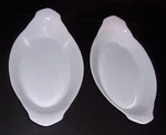 Lot 2 Bia Cordon Bleu White Oval Porcelain Au Gratin Bowl Dish 8 Oz 4 More. Fixed Price $14.00.