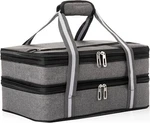 Stack Store Plus More Insulated Casserole Carrier For 16" X 11" 6", Gray. Fixed Price $40.47.