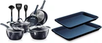 11-PIECE Nonstick Ceramic Cookware & Cookie Sheet Set. Fixed Price $215.99.
