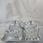 Vintage Wilton Character Cake Pans Marvin Martian Bob The Builder 2PC 2105-3202. Fixed Price $31.99.