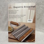 Bartlett Perforated Non-stick Ceramic 3-LOAF Baguette Bread Pan Silver. Fixed Price $15.00.