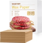 6 Inches Wax For Food, 1000 Pcs Non-stick Hamburger Patty Paper, Squar. Fixed Price $31.99.
