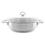 Chantal Induction 21 Steel 5 Qt. Chef's Pan W/ Glass Lid. Fixed Price $172.95.
