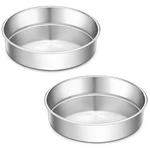 9 Inch Round Cake Pan Set Of 2, Stainless Steel Wedding Oven For.... Fixed Price $25.42.