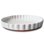 Pan, 9.5 Inch Large Porcelain Baking Dish For Tarts, Quiche, Pie, Flan Etc. Fixed Price $33.74.