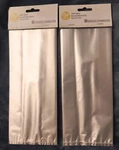 100 Total Wilton Clear Tall Treat Bags 4" 9" Halloween Wedding Birthday Party. Fixed Price $9.97.