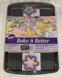 Wilton 11.5 X 17 1/4 Baking Sheet W/ Cooling Grid & 2 Cookie Cutter. Fixed Price $29.99.