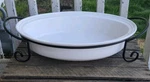 Certified International Oval Serving Dish Stoneware Bakeware With Metal Stand. Fixed Price $35.99.