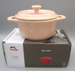 Staub Light Pink 4" Mini Round Ceramic Cocotte 0.25 Qt. Fixed Price $19.95.