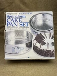 Vintage Progressive Springform Cake 9.5 & 10 , Non-stick Round Pans. Fixed Price $15.00.