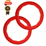 Antenda Adjustable Silicone Pie Crust Shields - Baking 2 Pcs (red),. Fixed Price $23.99.