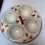 Temptations By Tara Old World Red Egg Poacher With Handle Kfi-xng 923177. Fixed Price $18.99.