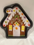 Wilton Gingerbread House Cookie Pan Mold 2010 11"X11 3/4" China 2105-0517. Fixed Price $20.00.