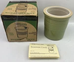 Pampered Chef Traditions Stoneware Bread Crock Baker 1314 - Sage Green. Fixed Price $32.95.