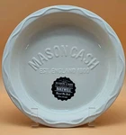 Mason Cash Ceramic Pie Dish 9.5 Inch Beige/blue Oven Safe Round Original. Fixed Price $24.00.
