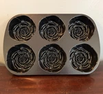 Nordic Ware Rose Bud Muffin Cake Pan 6 Well Cast Aluminum Nonstick 4 Cup Usa. Fixed Price $36.99.