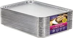 Aluminum Pans Half Size - 15 Count Textured, Silver. Fixed Price $49.68.