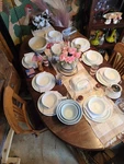 Corelle Livingware Dishes. Corningware Casserole.pyrex 401 Nesting Bowls. Blue.. Fixed Price $550.00.