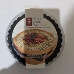 New Roshco Non Stick 6 Pc Quiche Pans. Steel. 4.75 X. Fixed Price $30.00.