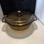 Anchor Ovenware Glass W/ Lid 1.5QT Casserole Dish. Fixed Price $13.00.