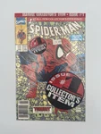 Spider-man #1 1990 Green Poly-bag 1ST Print Mcfarlane Torment Newsstand Sealed. Fixed Price $19.99.