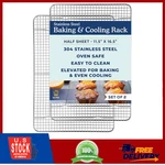 Ultra Cuisine 2-PACK Stainless Steel Cooling & Baking Racks, 11.5X16.5-INCH. Fixed Price $47.01.