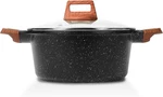 Nonstick Stock Pot With Lid, 5 Quart Granite Casserole Large Soup Pasta Cook. Fixed Price $50.99.