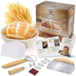 Banneton Bread Proofing Basket, 9INCH Round Sourdough Starter Kit, .... Fixed Price $34.62.