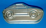 Vintage Sport Car Cake Pan 1979 Wilton Aluminum Birthday Party Mold. Fixed Price $9.95.