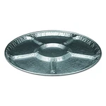 Handi Foil HFA4018100 Aluminum Lazy Susan 18" Dia 6 Comp Silver. Fixed Price $80.42.