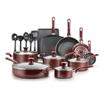T-fal Easy Care, 20 Piece Non-stick Pots And Pans Cookware Set, Red, New.. Fixed Price $70.99.