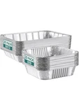 40 Pack Disposable Aluminum Combo Set - 20 Large 9X13 Foil Pans.... Fixed Price $28.86.