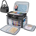 Knitting Bag Yarn Large Storage Tote Organizer Crochet Hook Sewing Holder. Fixed Price $37.99.